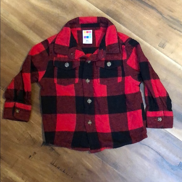 healthtex Other - Buffalo plaid button for shirt